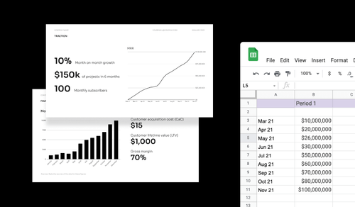 Import from google sheets to slides